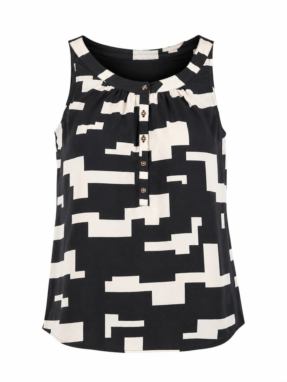 NWT Kenneth Cole Reaction Geo Print Tank XXL